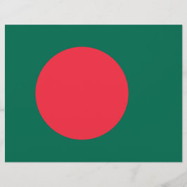 Briefkopf mit Flagge Bangladeschs