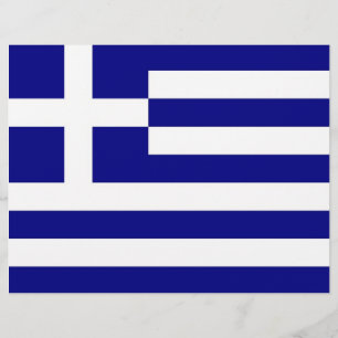 Briefkopf mit Flagge Griechenlands