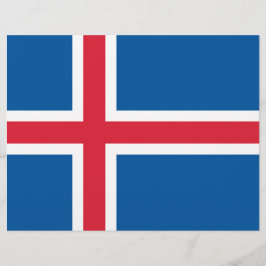 Briefkopf mit Flagge Islands