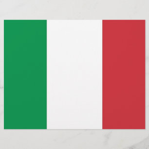 Briefkopf mit Flagge Italiens