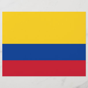 Briefkopf mit Flagge Kolumbiens
