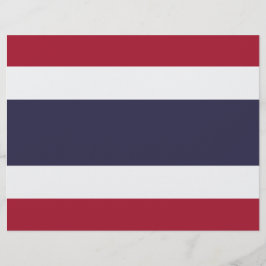 Briefkopf mit Flagge Thailands