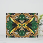 Briefkopf mit jamaikanischem Farbdesign (Stehend Vorderseite)