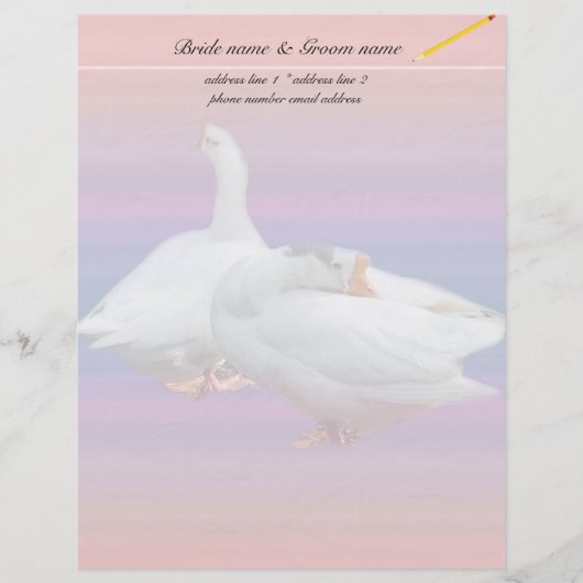 Briefkopf mit Namen (Vorderseite)