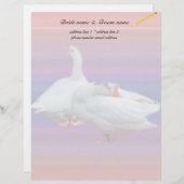 Briefkopf mit Namen (Vorne/Hinten)