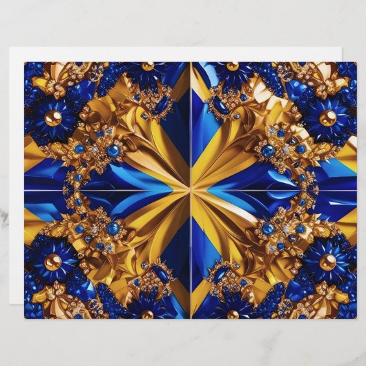 Briefkopf mit schwedischer Farbgestaltung (Vorne/Hinten)