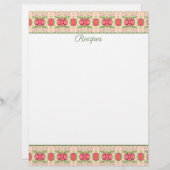 Briefkopf oder Rezept-Blatt (Vorne/Hinten)