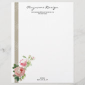 Briefkopf-Rose Briefkopf (Vorderseite)