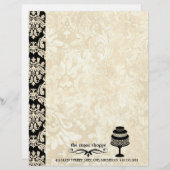 Briefkopf-Schablone Contemporary Bakery Company Briefkopf (Vorne/Hinten)