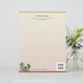 Briefkopf-Schablone mein Zuhause-Grundstück Briefkopf (Stehend Vorderseite)