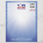 Briefkopf-Schablonen-Abstimmung Briefkopf (Vorderseite)