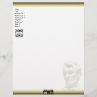 Briefkopf-Schablonen-Präsident Lincoln