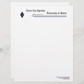 Briefkopf ThetaTau Upsilon (Vorne/Hinten)