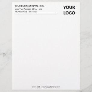 Briefkopf und Logo der Geschäftsadresse