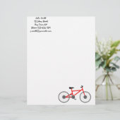 Briefkopfvorlage Fahrrad Briefbogen (Stehend Vorderseite)