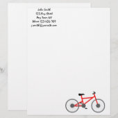Briefkopfvorlage Fahrrad Briefbogen (Vorne/Hinten)