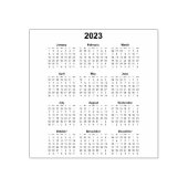 Briefmarke 2023 Jahre Kalender Rubber Gummistempel (Prägung)
