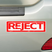 Briefmarke ablehnen autoaufkleber (Auf Auto)