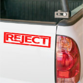 Briefmarke ablehnen autoaufkleber (Auf Lkw)