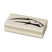 Briefmarke abstrakter Rennpferde Gummistempel (Stempel)