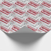 Briefmarke auf 1040 IRS-Formular Geschenkpapier (Ecke)