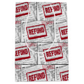 Briefmarke auf 1040 IRS-Formular Mittlere Geschenktüte (Vorderseite)