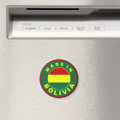 Briefmarke auf bolivianischem Länderkennzeichen Magnet (In Situ (Geschirrspüler))
