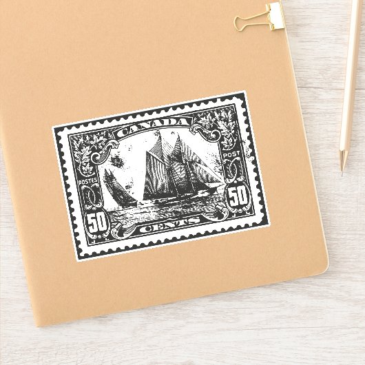 Briefmarke Aufkleber (Notizbuch)