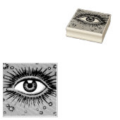 Briefmarke aus Augengummi Gummistempel (Stempel)