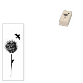 Briefmarke aus Bienen und Dandelion Gummistempel (Stempel)