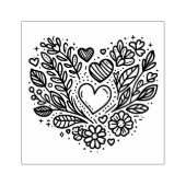 Briefmarke aus Blumenkautschuk Gummistempel (Prägung)