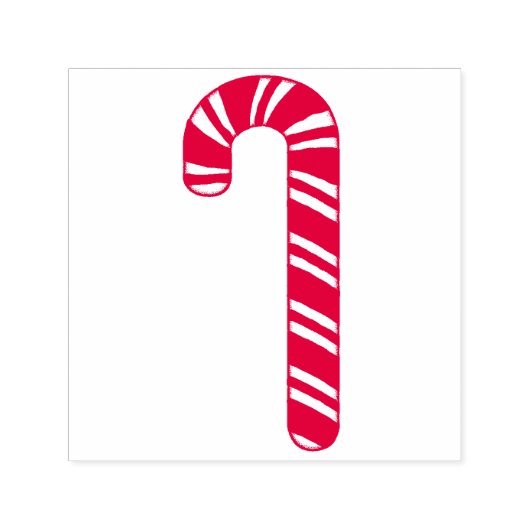 Briefmarke aus Candy Cane Permastempel (Design)