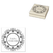 Briefmarke aus dekorativem Kautschuk Gummistempel (Stempel)