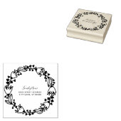 Briefmarke aus dekorativem Kautschuk Gummistempel (Stempel)