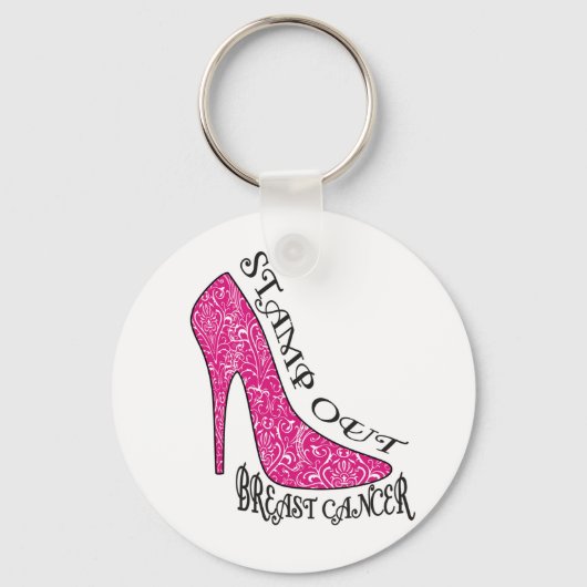 Briefmarke aus dem Brustkrebs Schlüsselanhänger (Vorderseite)
