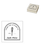 Briefmarke "Aus der Küche" Gummistempel (Stempel)