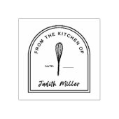 Briefmarke "Aus der Küche" Gummistempel (Prägung)