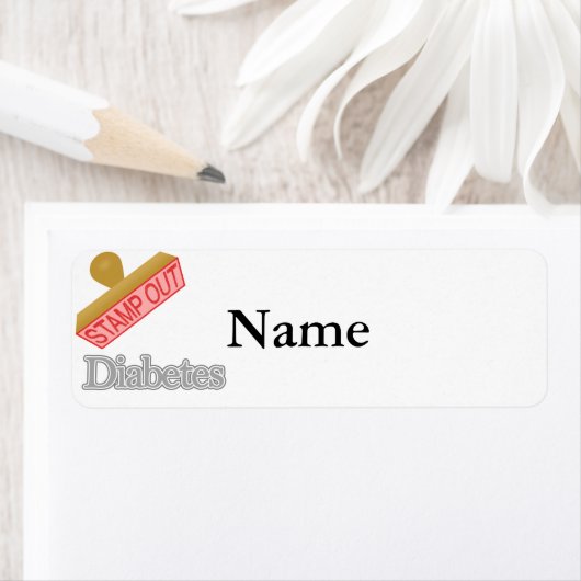 Briefmarke aus Diabetes (Insitu)