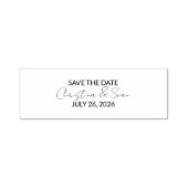 Briefmarke aus dickem, Save the Date selbstfarbene Permastempel (Design)