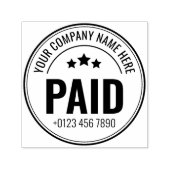 Briefmarke aus Edelkautschuk für die Selbstbearbei Permastempel (Design)