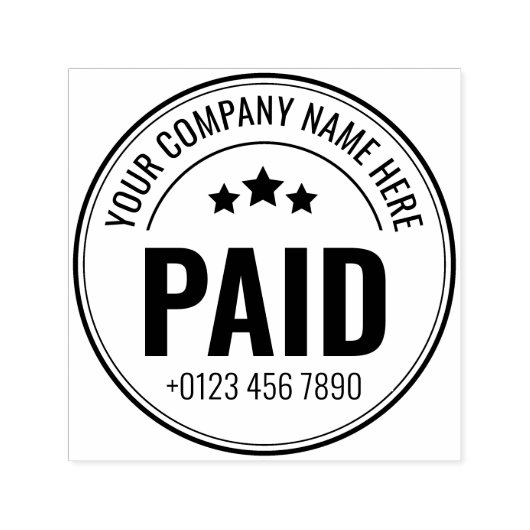 Briefmarke aus Edelkautschuk für die Selbstbearbei Permastempel (Design)