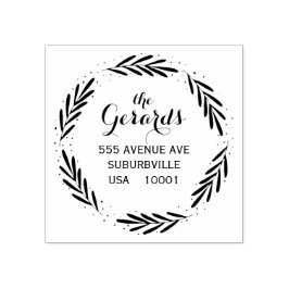 Briefmarke aus Edelkautschuk Gummistempel