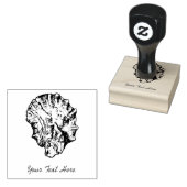 Briefmarke aus Edelstahl Gummistempel (Stempel)