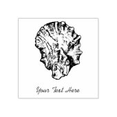 Briefmarke aus Edelstahl Gummistempel (Prägung)