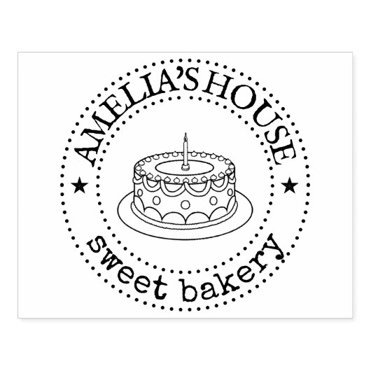 Briefmarke aus Edelstahl mit Ihrem Personalisierte Gummistempel (Prägung)