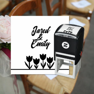 Briefmarke aus Edelstahl Permastempel