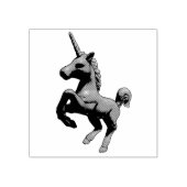 Briefmarke aus Einhorn (Gritty) Gummistempel (Prägung)