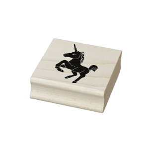 Briefmarke aus Einhorn (sauber) Gummistempel
