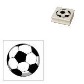 Briefmarke aus Fußball Gummistempel (Stempel)