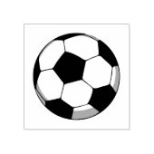 Briefmarke aus Fußball Gummistempel (Prägung)